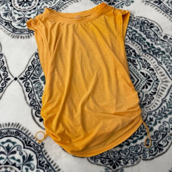 Free People Movement Tempo Sport Mode Muscle Tee Sz Small Orange - Picture 1 of 5